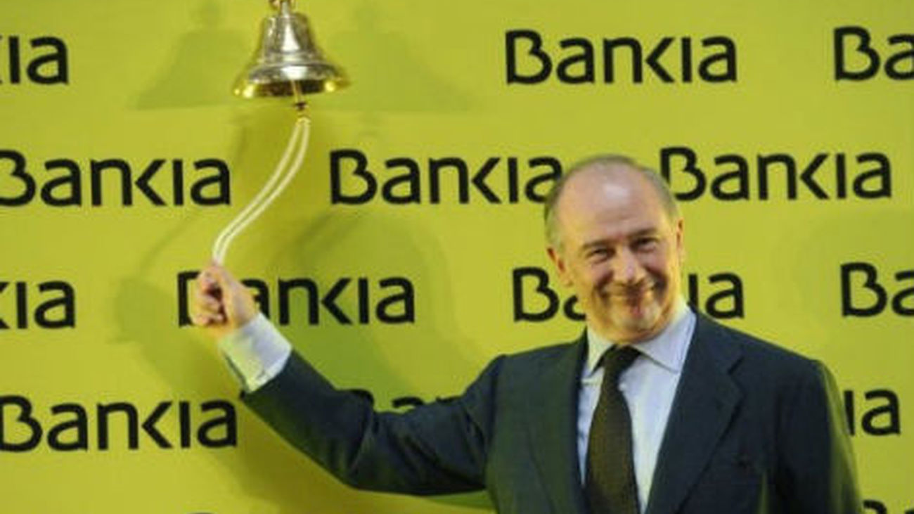 Bankia debuta en Bolsa con una caída inicial del 1,8 % y que a mediodía rondaba el 3 %