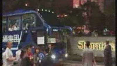 Locura colectiva en China a la llegada del Real Madrid