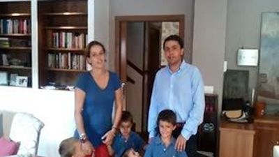 Cinco hijos... y ¡18 peregrinos en casa!