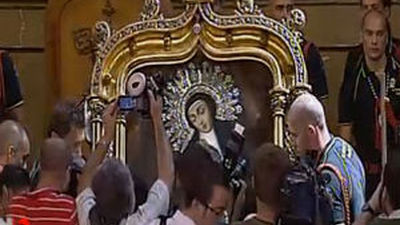 Gallardón destaca la hospitalidad de los madrileños en la celebración de la Virgen de la Paloma