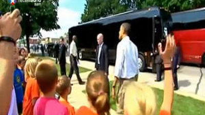Obama continúa gira en autobús para recuperar la iniciativa económica