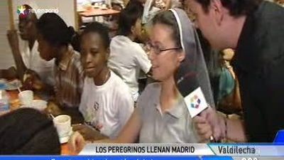 Desayunando con los peregrinos