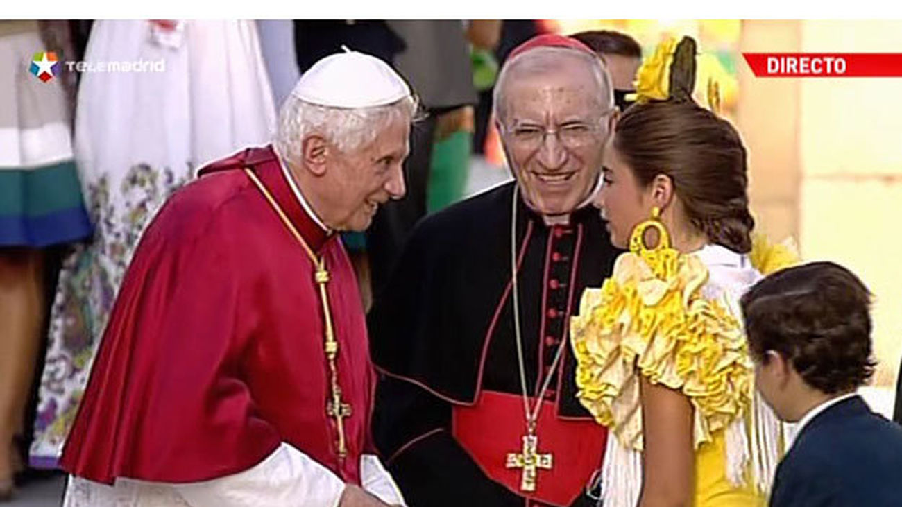 Bienvenida al Papa en Madrid 2