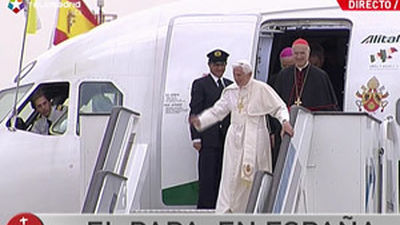 El Papa llega a España