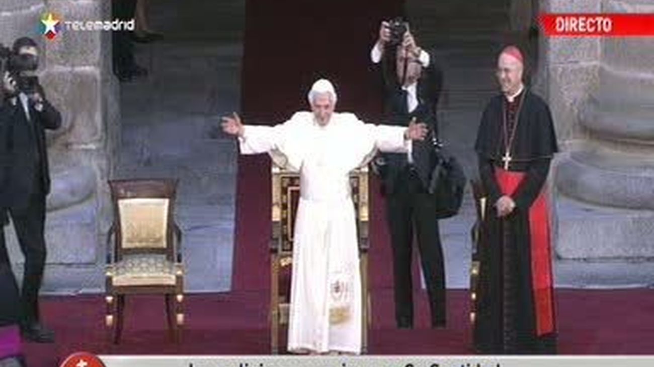 Llegada a la Basílica de San Lorenzo