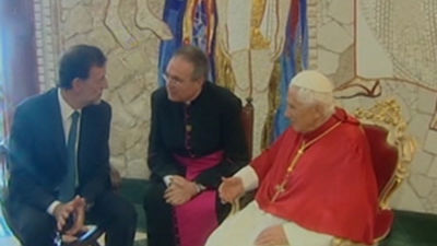 El Papa habla sobre la crisis económica con Rajoy