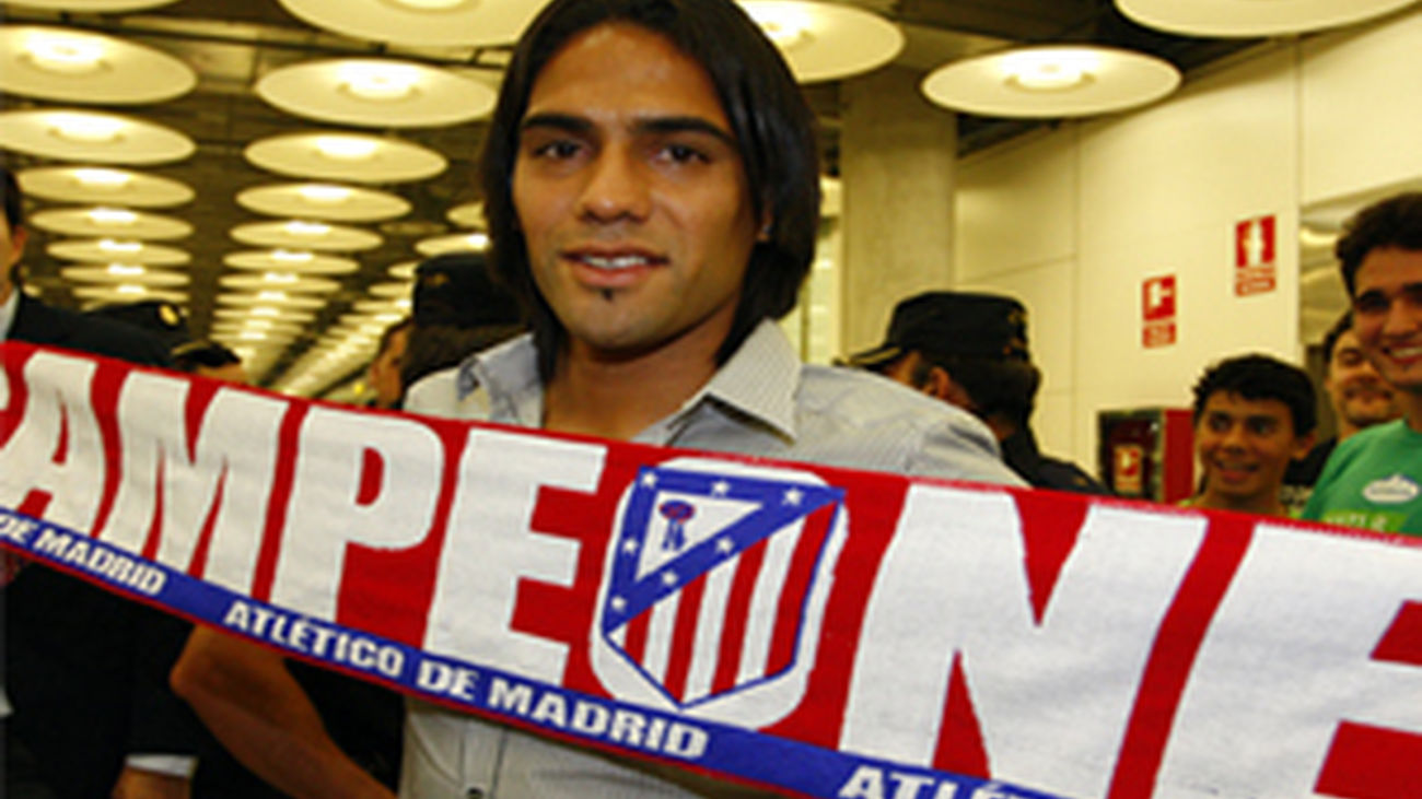 Falcao entrena con el Atletico