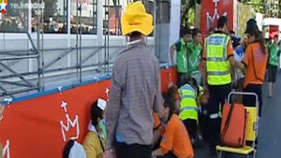 El Samur bate su récord histórico al atender a más de 2.500 peregrinos en 24 horas