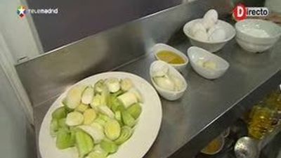 Receta de pastel de puerro y gambas