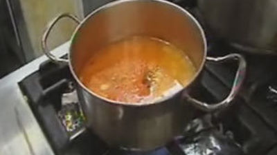 Receta de pochas con merluza