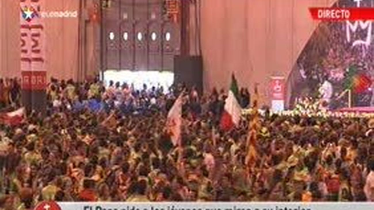 Encuentro del Papa con los voluntarios y despedida (2ª parte)