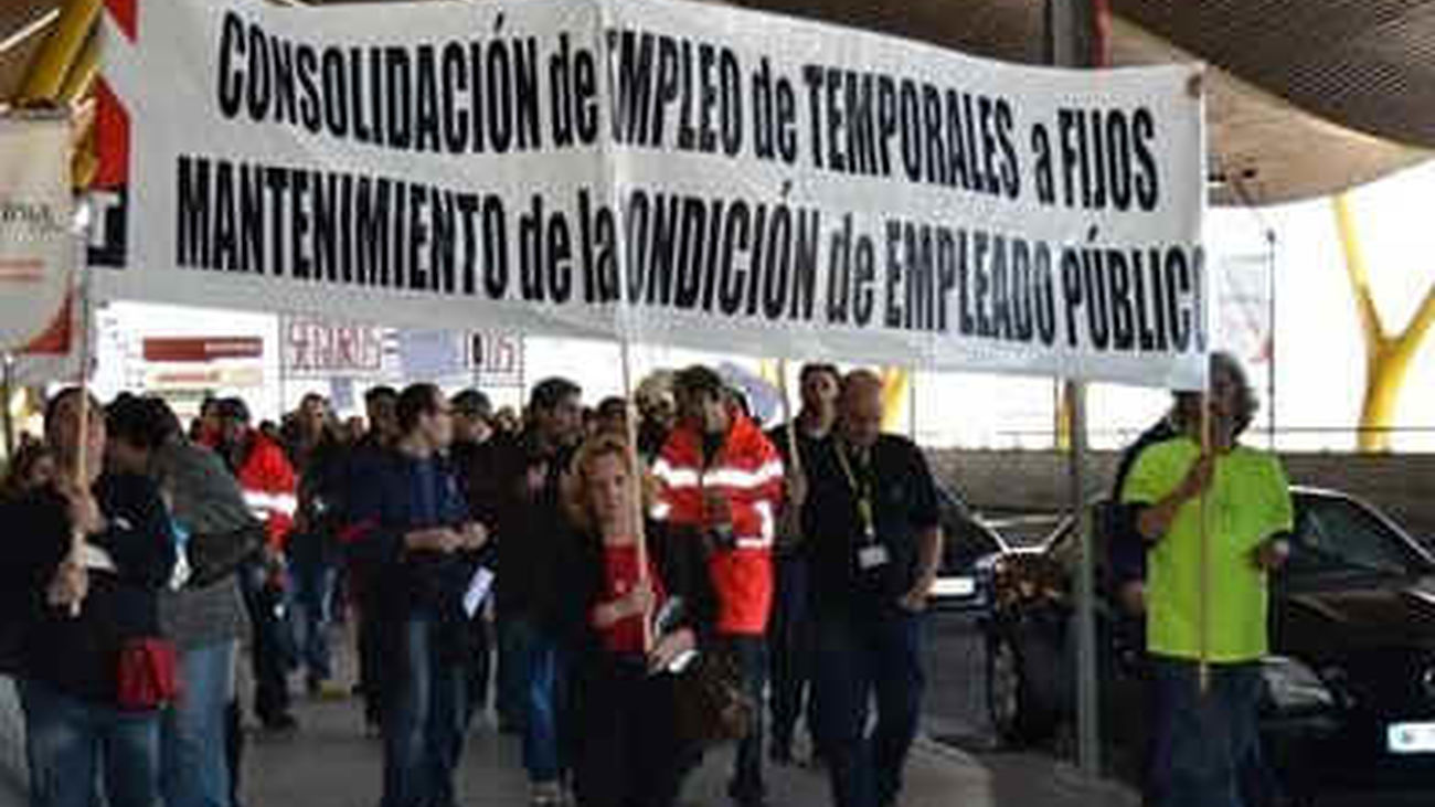 Trabajadores de AENA se concentrarán el lunes  en contra de las concesiones en Barajas y El Prat