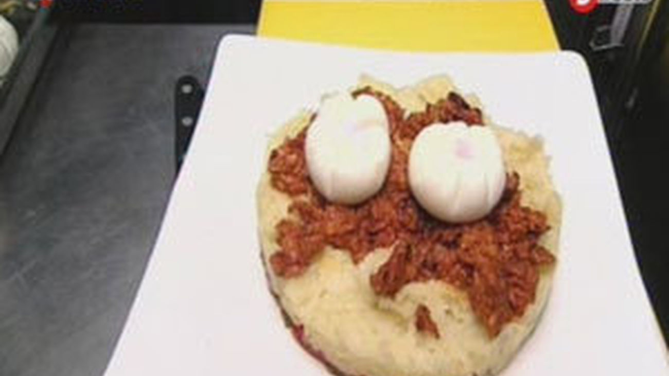 Receta de huevos con picadillo