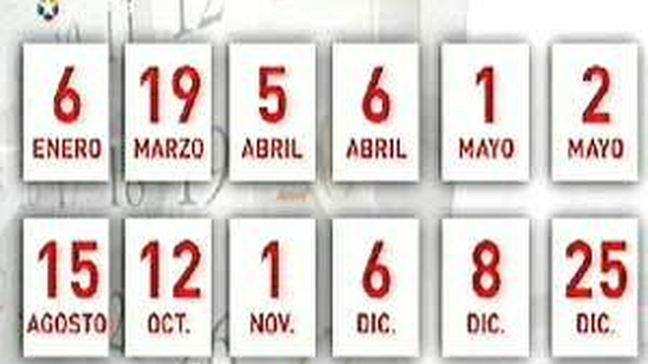 La Comunidad aprueba el calendario de fiestas laborales para el año 2012