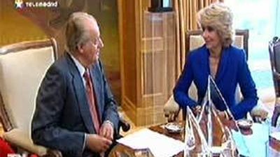 El Rey comienza con Aguirre una ronda con presidentes autonómicos