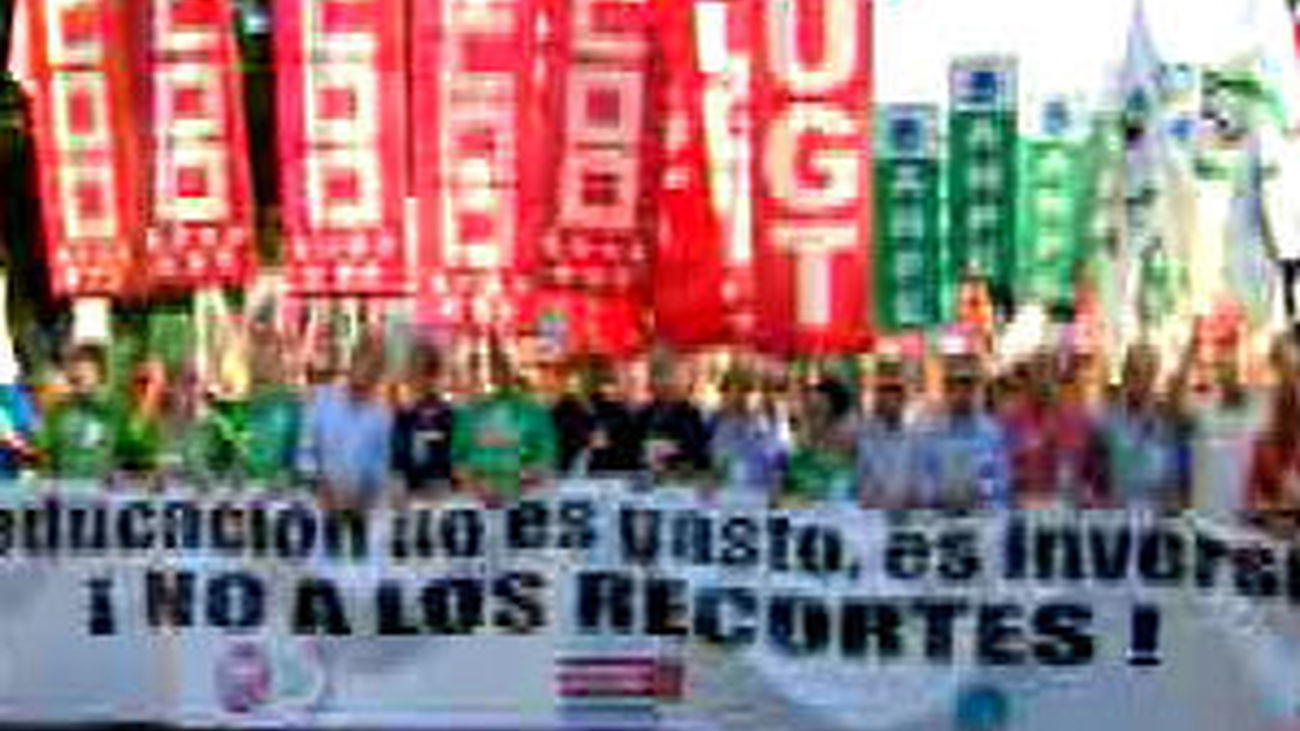 Segunda jornada de huelga en la enseñanza pública madrileña contra los recortes