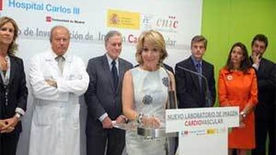 Aguirre inaugura el laboratorio de imagen cardiovascular del Hospital Carlos III