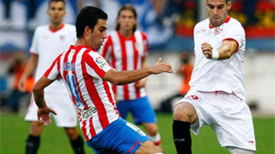 Atlético y Sevilla igualan en intensidad, fútbol y ocasiones