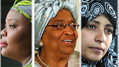 Johnson-Sirleaf, Gbowee y Karman  obtienen el Premio Nobel de la Paz 2011