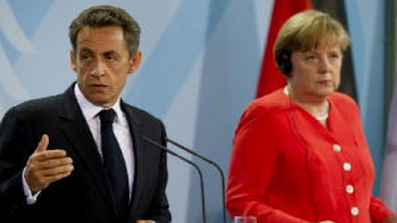 Merkel y Sarkozy pactan  la recapitalización de la banca   Coinciden