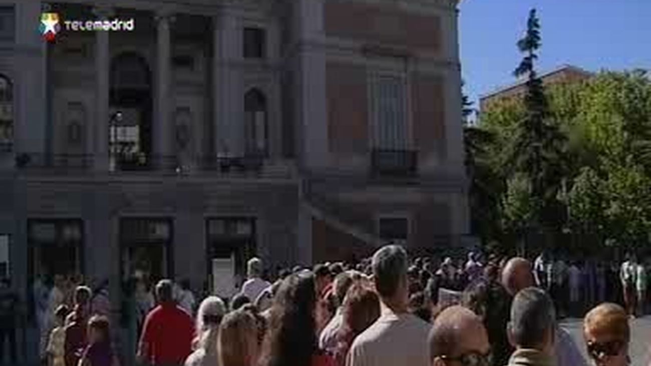 El museo del Prado y el museo Thyssen, abren sus puertas gratis con motivo de la Fiesta Nacional