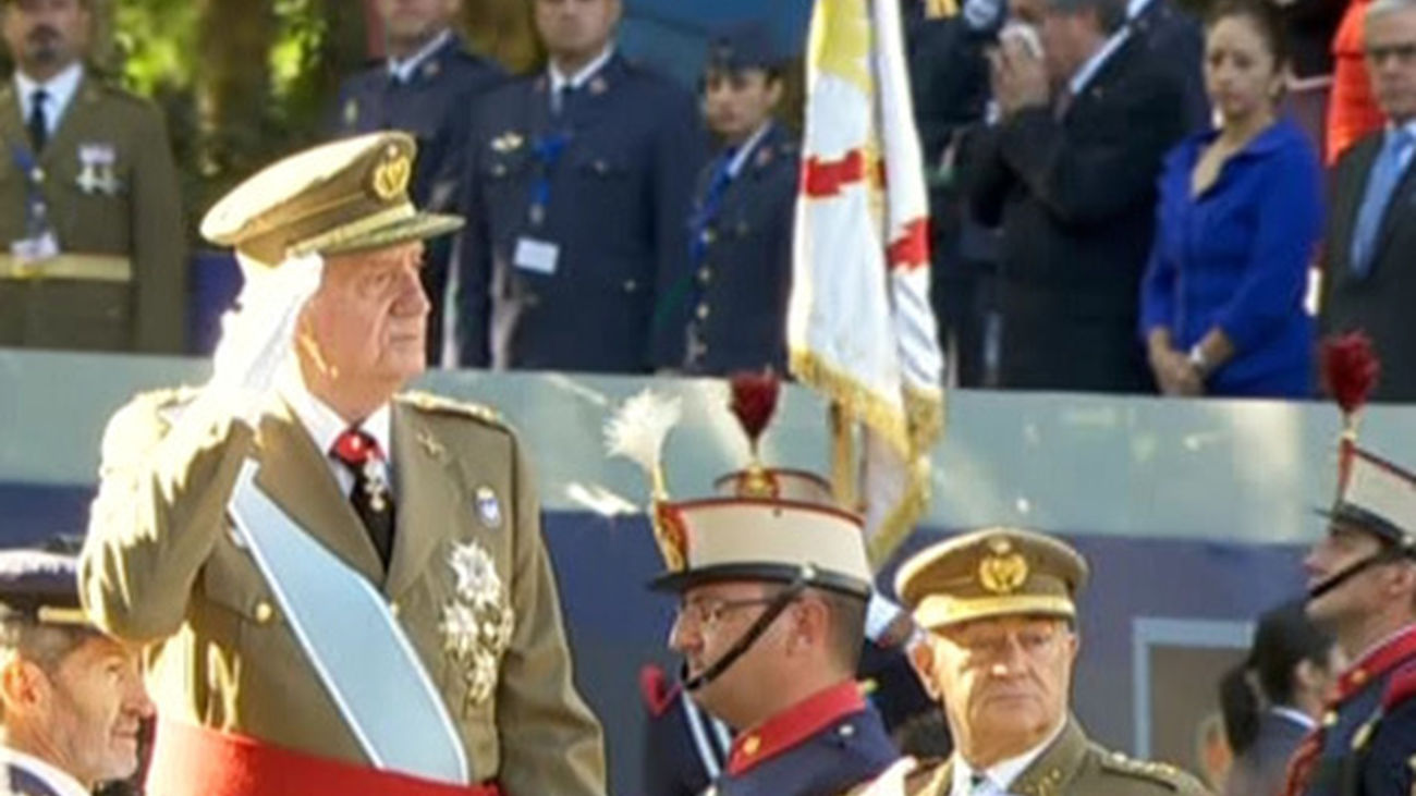 Honores militares al Rey