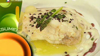 Rape con crema de patata