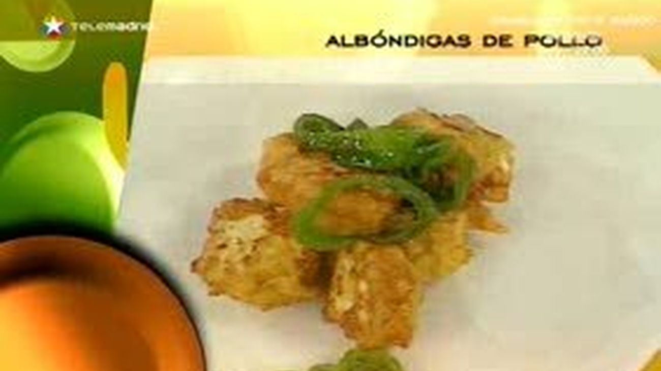 Albóndigas de pollo con anacardos