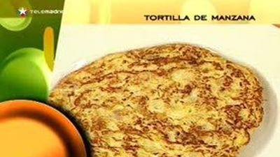 Tortilla de manzana y bacon