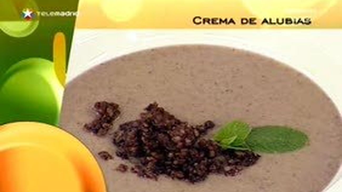 Crema de alubias