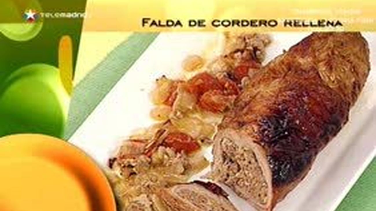 Falda de cordero rellena