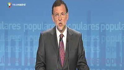 Rajoy dice que la tranquilidad sólo será completa con la "disolución irreversible" de ETA