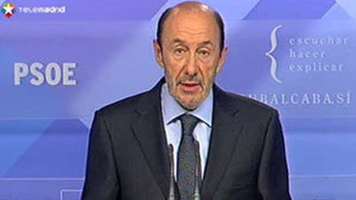 Rubalcaba: hoy ha ganado la democracia, pero ojalá hubiera llegado antes