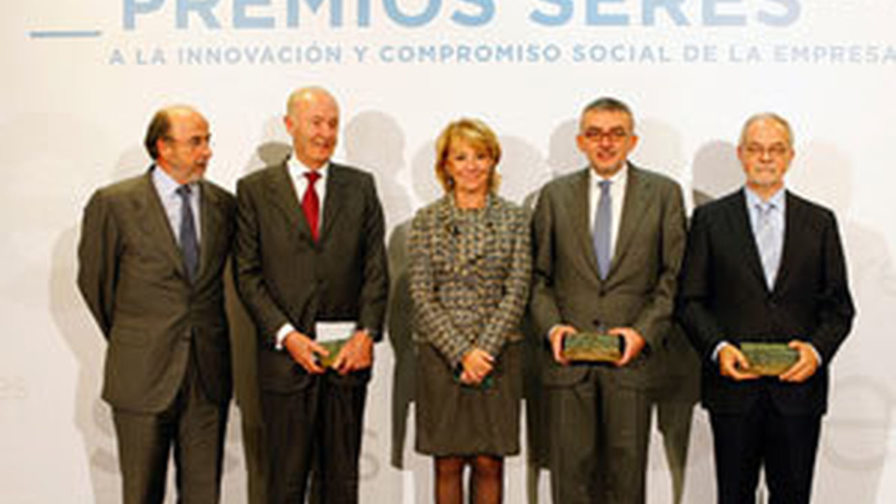 Aguirre en los premios SERES