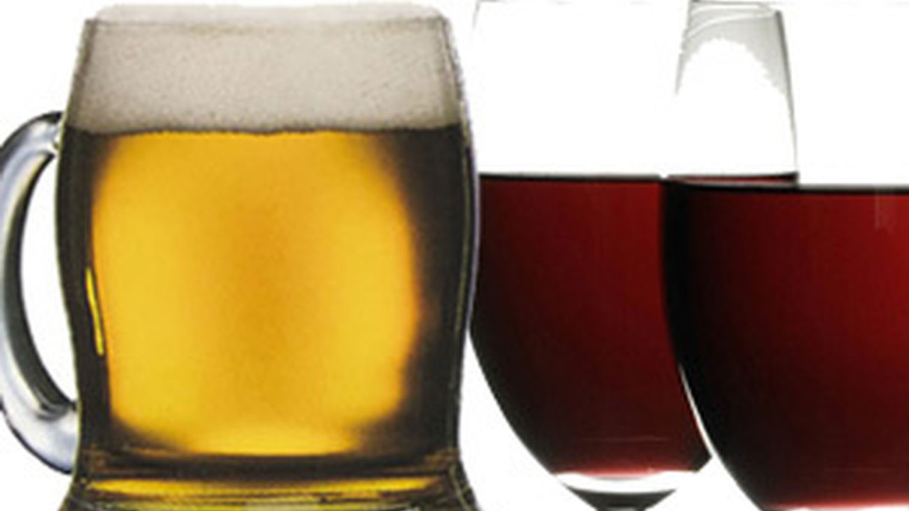 Vino y cerveza