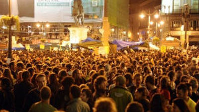 Democracia Real Ya ve "un motivo más para salir a la calle" la prohibición de manifestaciones en Sol
