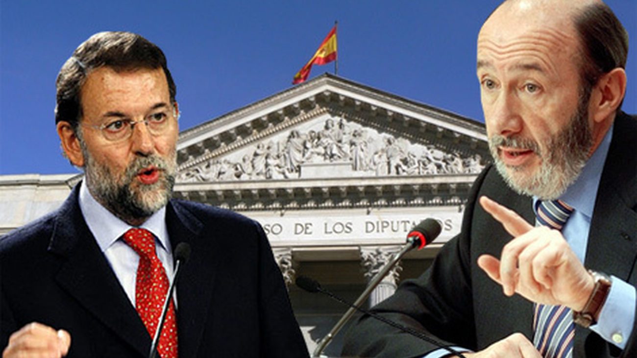 Rajoy y Rubalcaba