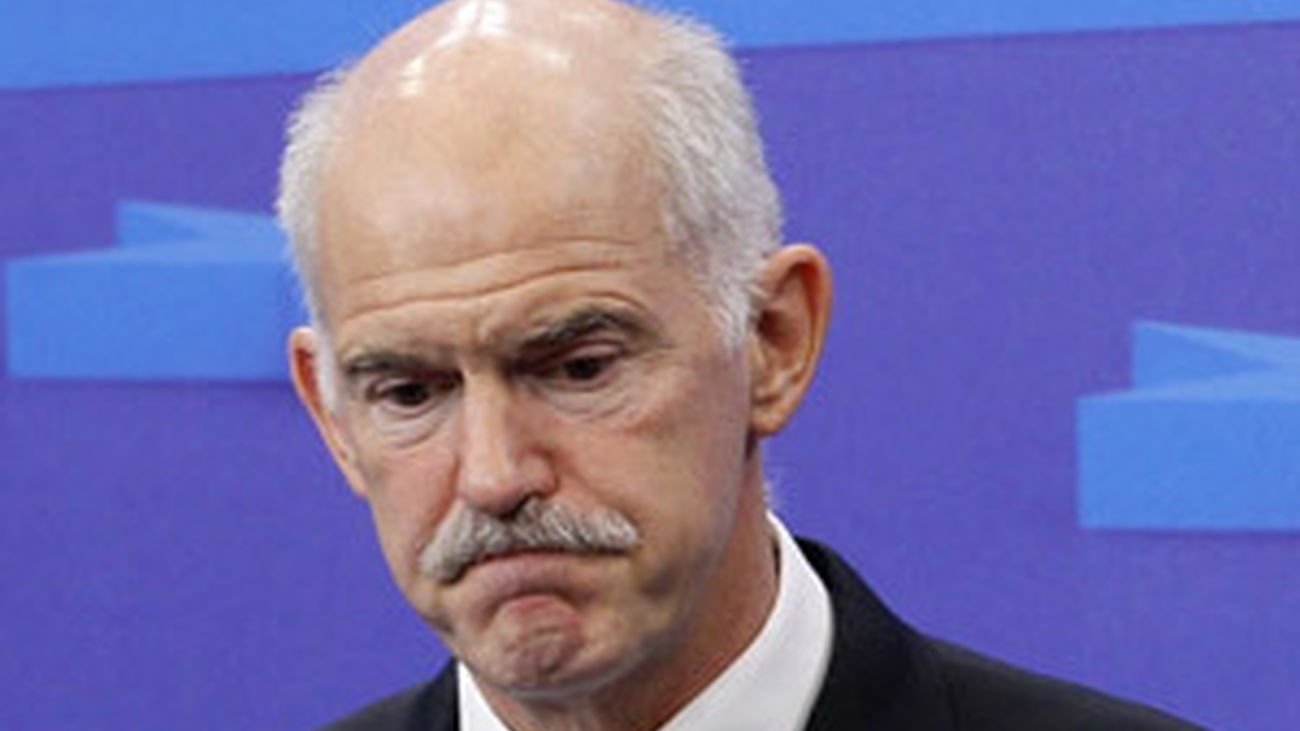 Desplome de las bolsas europeas tras el anuncio de Papandreu