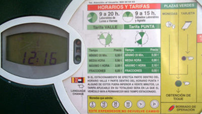 Los parquímetros de Madrid serán más caros en el centro desde el lunes