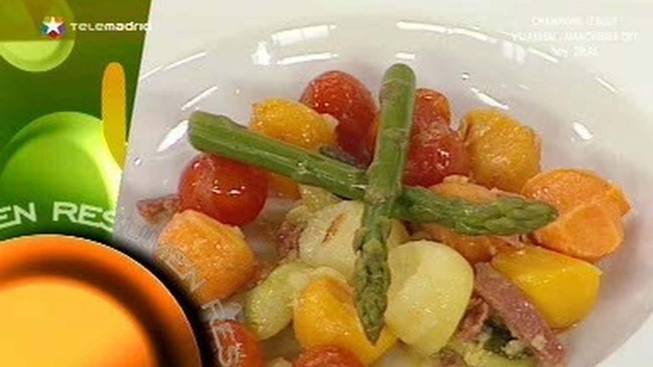 Bolitas de verduras salteadas
