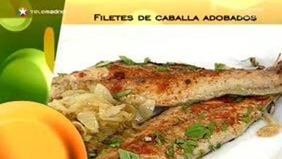 Filetes de caballa adobados