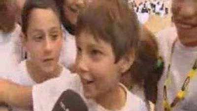 Inter-Movistar fomenta el fútbol sala entre los niños de Aranjuez