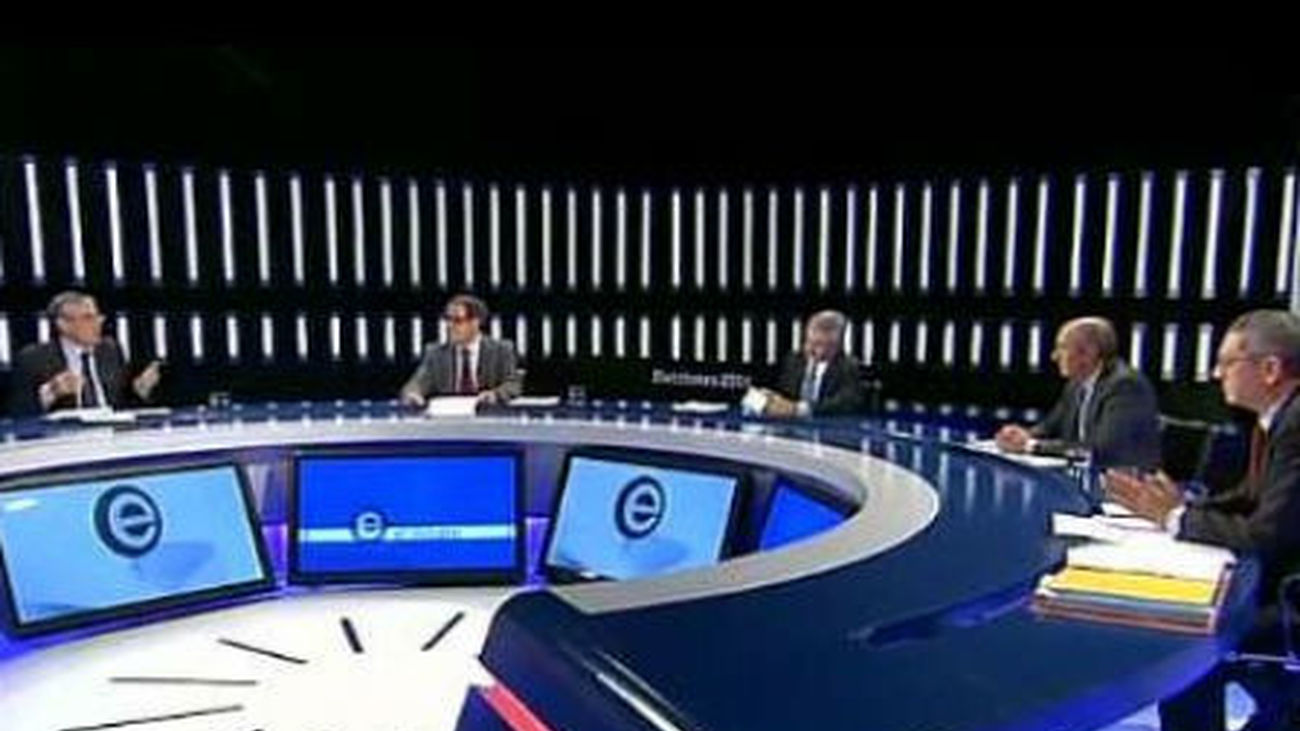 La polémica por los recortes domina el debate a cinco entre PSOE, PP, IU, CiU y PNV