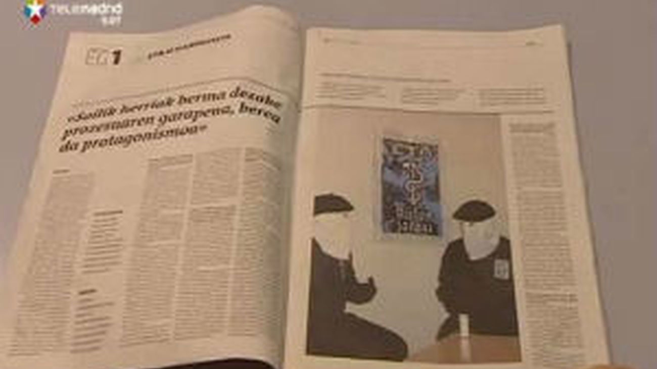 ETA dispuesta al desarme por presos y Euskadi y Navarra sin Fuerzas de Seguridad