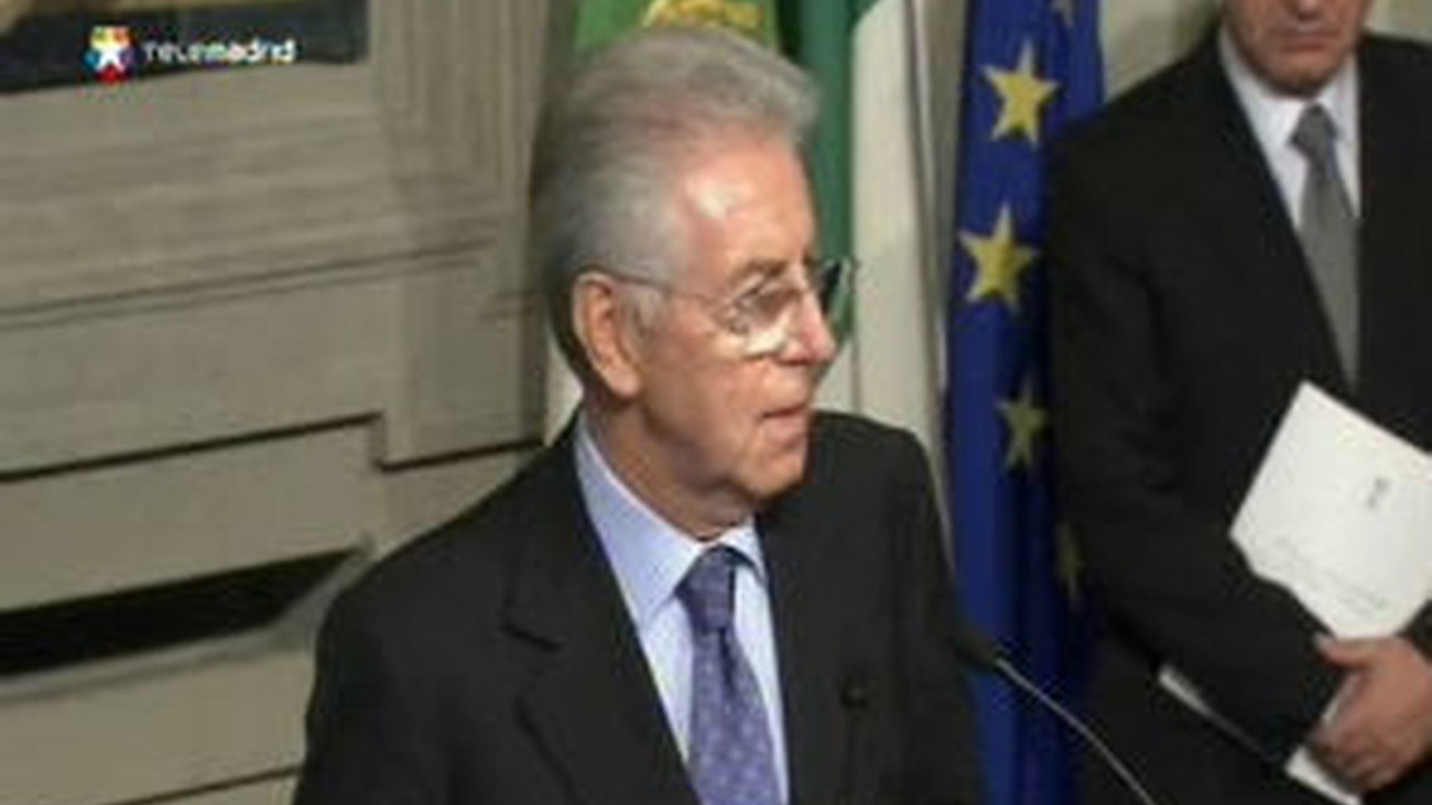 Mario Monti recibe el encargo de formar gobierno en Italia