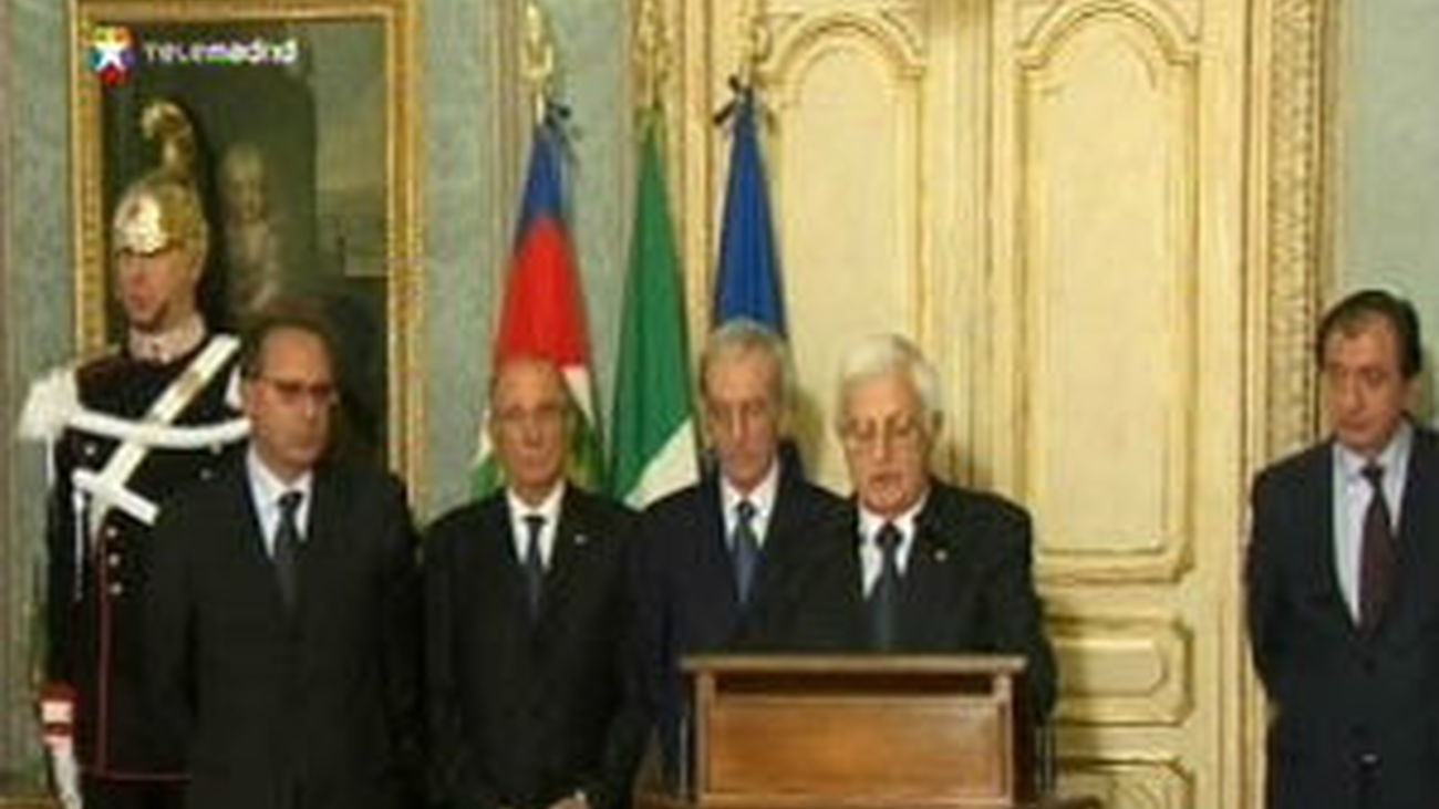 Napolitano inicia las consultas para formar gobierno tras la  dimisión de Berlusconi