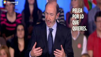 Rubalcaba acusa a Rajoy se "estrujar el limón de la crisis" para rascar votos