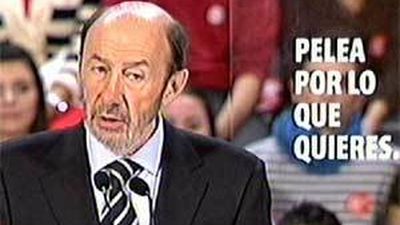 Rubalcaba: "No cuentan lo que tienen en  la cabeza porque la gente los parará en las urnas"