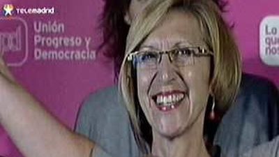 Rosa Díez ofrece su colaboración a Rajoy y carga contra la ley electoral