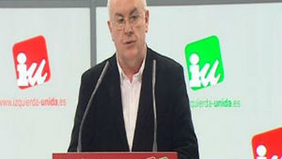 Cayo Lara manifiesta su disposición a dialogar  con el PP, pero cree que es difícil llegar a algún acuerdo